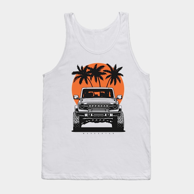 Offroad garage - Bronco Tank Top by Markaryan